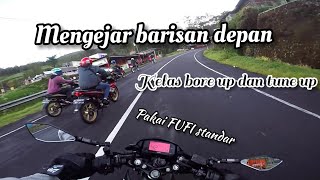 Sunmori Tawangmangu Satria F Injeksi vs motor bore up, Tune up