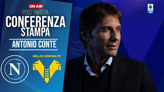 CONFERENZA CONTE post NAPOLI-HELLAS VERONA 2-0 | LE PAROLE DI CONTE 12/01/25