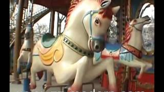 Double floor 68 seats carousel horse ride