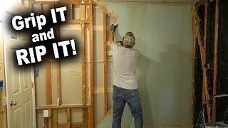 Removing Old Drywall | New Bedroom Remodel