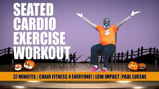 Seated Cardio Exercise Workout | 37 Minutes | Low Impact Chair Fitness 4 Everyone | Sit Get Fit!