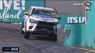 2018 SuperUtes @ Gold Coast - Van Herwaarde Crashes