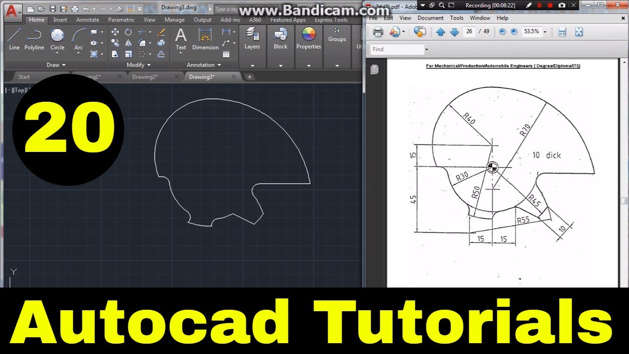 Autocad Tutorials Autocad 2d Tutorials Autocad Basics Autocad Tutorials Autocad 2d Tutorials Autocad Basics