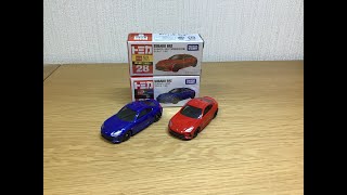 車クンレポート 新型BRZ発表記念！ トミカ No.28  2021年6月の新車 スバル BRZ 通常仕様\u0026初回特別仕様 レビュー