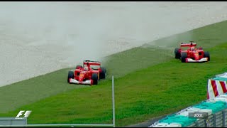 Michael Schumacher Weathers Stormy Sepang | 2001 Malaysian Grand Prix