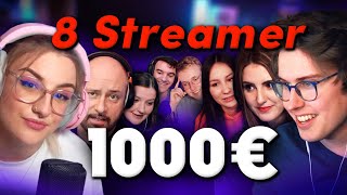 8 Streamer müssen entscheiden wer 1000€ gewinnt! 💵