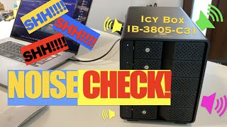 The one with noise check for Icy Box IB-3805-C31: SHH!!!, WE ARE HUNTING NOISE HERE!!!