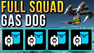 Helldivers 2 | The INCEDIBLE POWER of 4 Gas Dogs!!! - Gameplay Hardest Difficulty