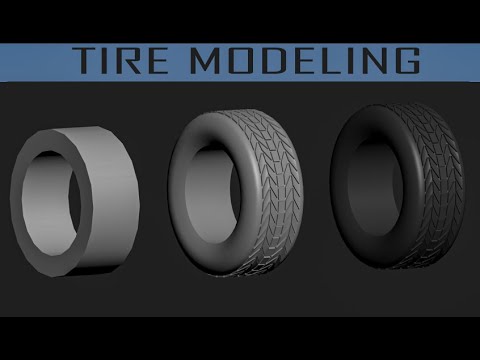 Tire Modeling In 3ds Max Tutorial Youtube