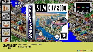 Wir bauen unsere eigene Stadt – SimCity 2000 | GAMEBOY Time vom 21.10.2020