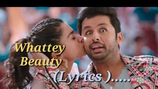 Whattey Beauty {Lyrical song}..   | Bheeshma Movie |Nithiin, Rashmika|  | Lyrical beats4u,