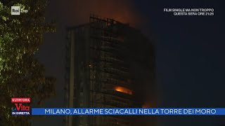 Milano, allarme sciacalli nella Torre dei Moro - La vita in diretta 19/01/2022