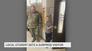 Muskegon veteran surprises son in homecoming