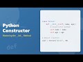 Python Constructor Explained: __init__ Method for Beginners