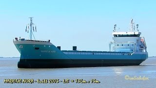 MARIETJE NORA PDAS IMO 9481609 Emden cargo seaship merchant vessel built 2015 Frachtschiff Seeschiff