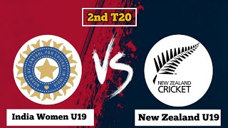 India U19 Women vs New Zealand U19 Live Scores Streaming , INDWU19 vs NZWU19 Live