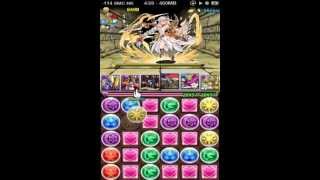 パズドラ Puzzle \u0026 Dragons 女神降臨 聖女神 地獄級 224闇隊