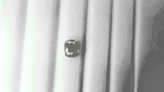 0.43 ct white grey color cushion shape natural diamond