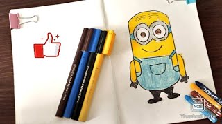 How to Draw Minion Step By Step Easy