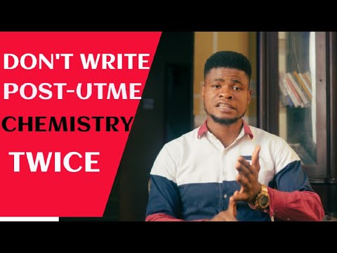 POST UTME Tutorial: 7 MOST REPEATED Chemistry Topics In Post Utme (Don ...