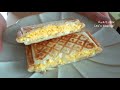 たまごのホットサンド　寝坊したのでブランチで♪【料理】egg hot sandwich　let s cooking！ ジュエリーbox