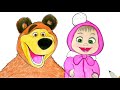 The grand Reunion | The Secret Life Of Masha | How To Draw Masha and the Bear 🐻