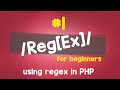 #01 Using regular expressions in PHP | Regular Expressions - Quick programming tutorial