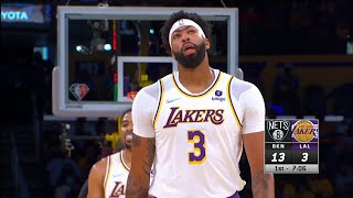 Los Angeles Lakers vs Brooklyn Nets 1st Half Highlights 2021 NBA Preseason