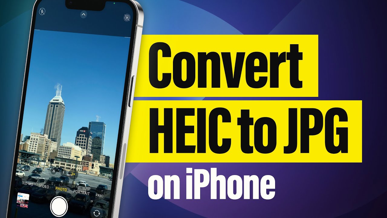 How To Convert HEIC To JPG On IPhone - YouTube