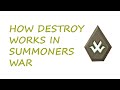 Summoners war - This is how destroy max hp works