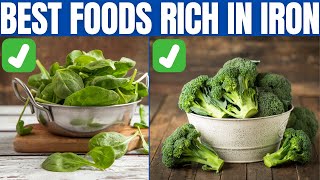 FOODS RICH IN IRON - 17 Foods That Are High In Iron!