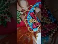 skys beads creations 91 நீங்களும் கோர்க்கலாம் பாசி table mat beaded rangoli new diy part 6.