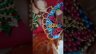 SKYS BEADS CREATIONS #91 + நீங்களும் கோர்க்கலாம் பாசி, TABLE MAT, BEADED RANGOLI, NEW, DIY, PART- 6.