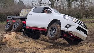 Toyota  Hilux 6x6 Off Road Obstacles From zero to Hero