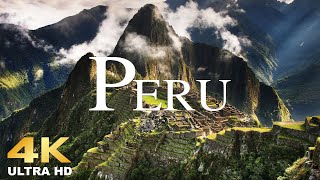 FLYING OVER Peru (4K UHD) - Relaxing Music Along With Beautiful Nature Videos(4K Video Ultra HD)