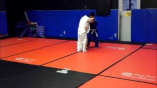 Bullpen Vale Tudo Joshua training under BJJ Black Belt Jose Tabora