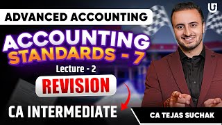 CA Inter Accounting Standards | CA Inter Jan 2025 | AS-7 | Lec2 | CA Tejas Suchak #cainter