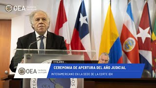 OEA News: Ceremonia de apertura del Año Judicial Interamericano. 29 de enero de 2025.