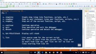 PowerShell Debugging