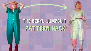 How to hack the Beryl Jumpsuit into a two piece set + pattern hacking beginner friendly