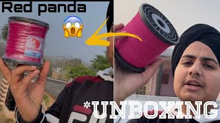 UNBOXING💥*Red panda*😍(new gattu)🧵full testing🔥fly kites🪁#manjha#monokitefighter #trending#2024