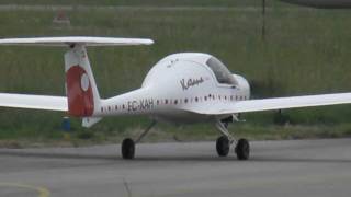 Aerolink's Diamond Da-20 Katana EC-KAH Taxiing in LELL