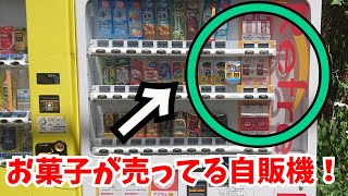 【おもしろ動画】お菓子が買える自販機、ロングセラーのチップスターを購入！