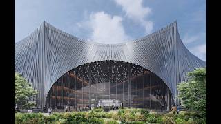BIG unveils flowing riverside design for Tennessee Performing Arts Center in Nashville