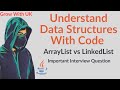 ArrayList vs LinkedList: Performance comparison for Key Operations | Top Interview Question