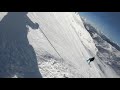 piste rouge de la colombe à saint françois longchamp valmorel fin janvier 2019 .