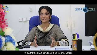 Sure cell Stem cell Karachi  |Mariym Baloch | Management Head  | Tell About facilities  | Doconic