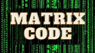 How to make the falling 'Matrix' code in notepad