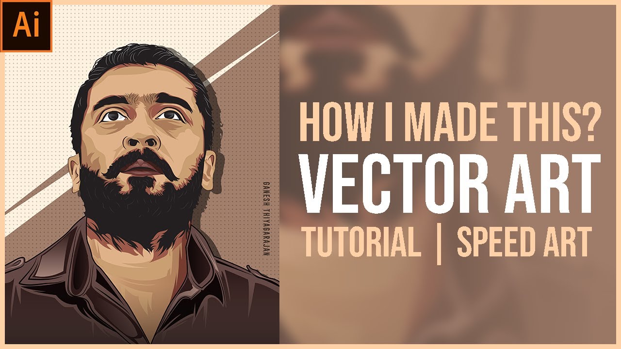 Illustrator-vector Art Tutorial #2 | Speed Art - YouTube