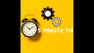 A Five Minute Fix (Judah Experiences featuring Brian Bain)